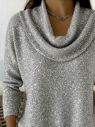 Women Abstract Long Sleeve Comfy Casual Printing Sweater