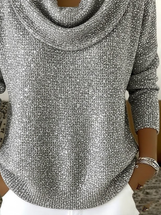 Women Abstract Long Sleeve Comfy Casual Printing Sweater