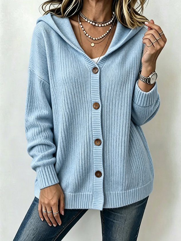 Women Spring/Fall Outerwear Casual Printing Plain Long Sleeve Jacket