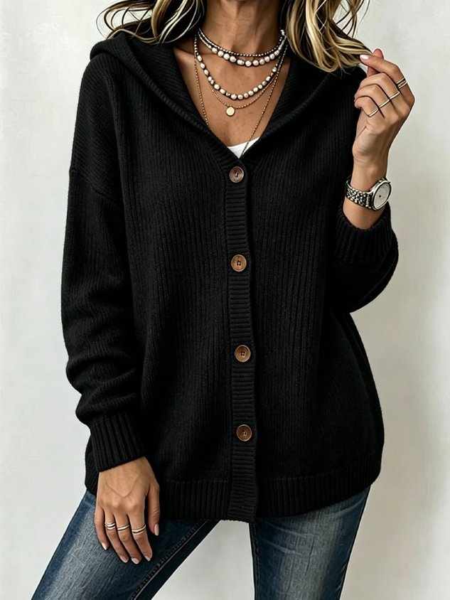 Women Spring/Fall Outerwear Casual Printing Plain Long Sleeve Jacket